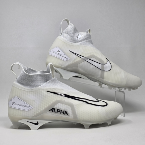 Nike Alpha Menace Elite Pure Platinum Football Cleats DM1792-109 Men Sz 13.5 New main image 6